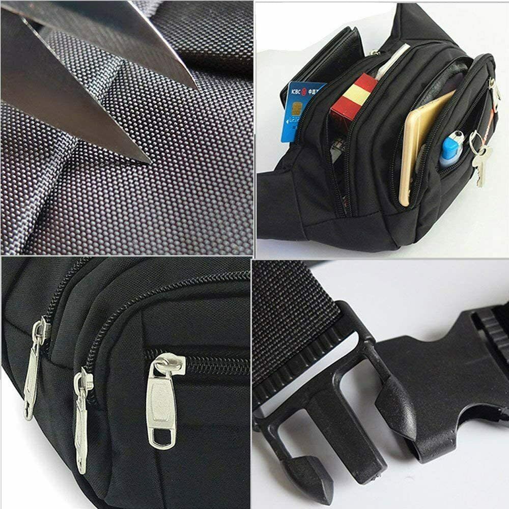 Waist Bag Fanny Pack - Unisex Hip Belt Bum Pouch Sport Travel