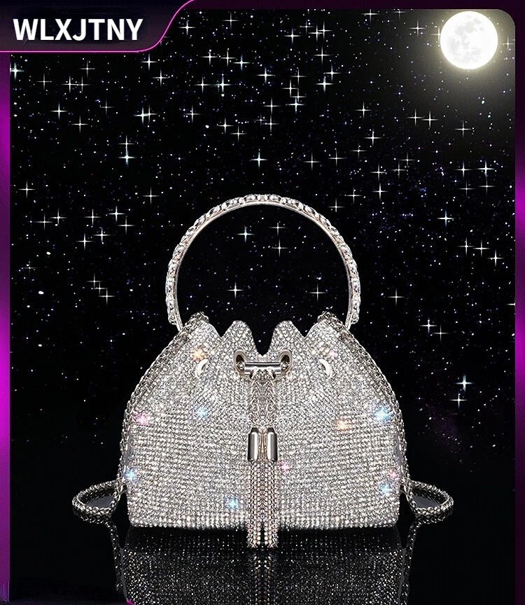 Luxury bags, diamond evening bags, silver designer bags, handbags, pearl bags, handbags, luxury handbags