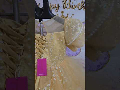 Golden Princess Ball Gown – Style 008-1